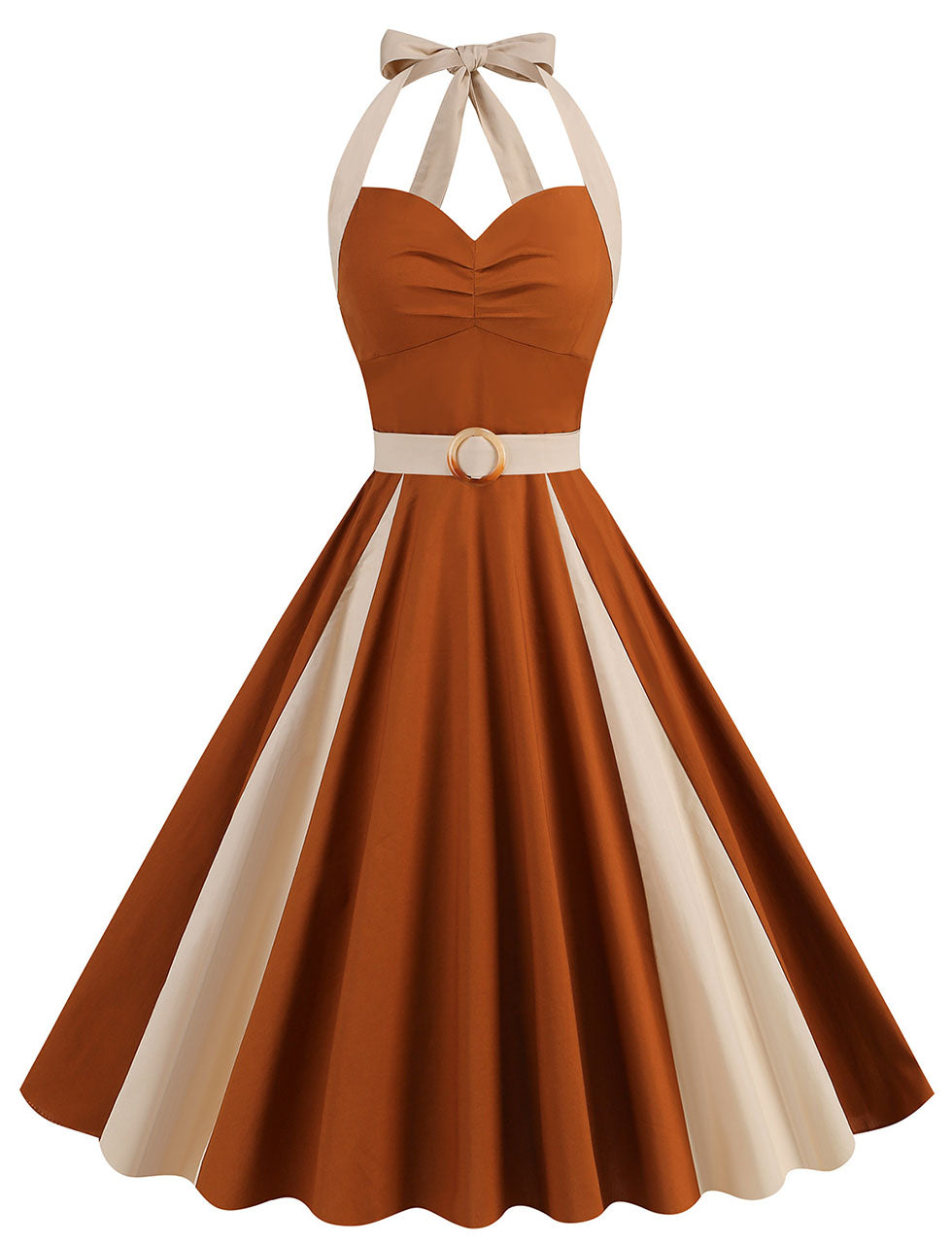 halter neck summer dresses for women Summer Tropic Muse Tiered Ruffle Maxi Dress main image 0