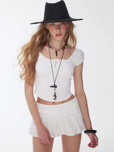Load image into Gallery viewer, White Western Cowgirl Beach Cover-up Set