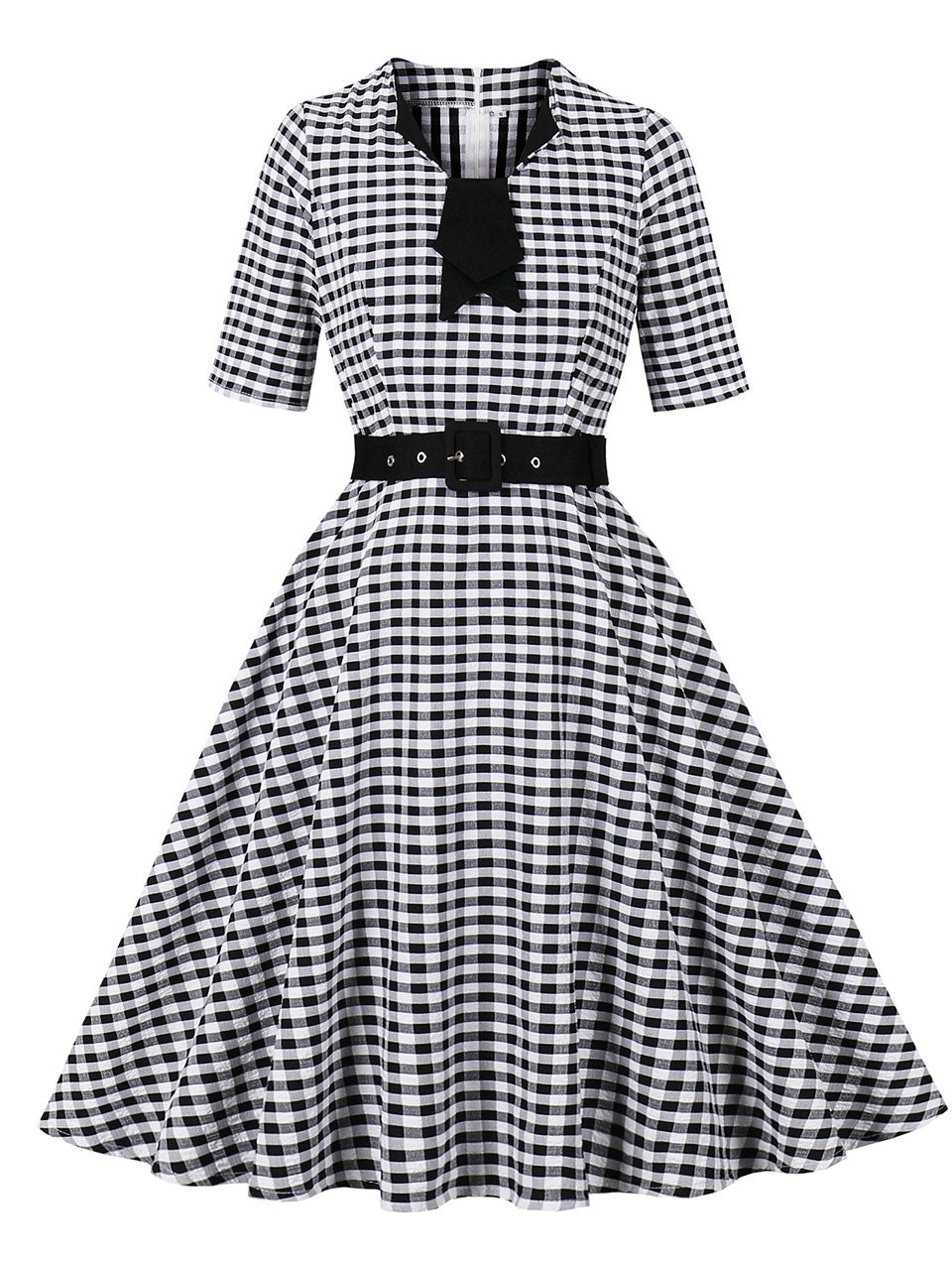 tess daly black dress Stine Goya Sleeveless Gathered Midi Dress Checkered Wave Burgundy