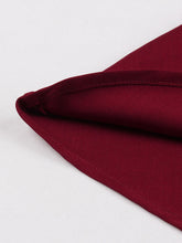 Load image into Gallery viewer, 1950S Wine Red High Waist Swing Vintage Skirt