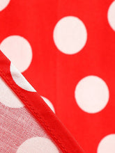 Load image into Gallery viewer, 1950s Vintage Polka Dots Sleeveless Retro Swing Dress