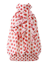 Load image into Gallery viewer, Red Polka Dots Halter 1950S Vintage Top