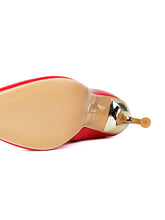 Load image into Gallery viewer, 10CM Women‘s Patent Leather Thigh Ultra High Stiletto Heel Over The Knee Warm Boots with Pointed Toe