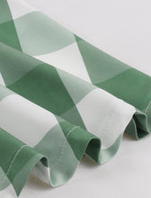Load image into Gallery viewer, Christmas Green Plaid 1950S Cotton Swing Dress