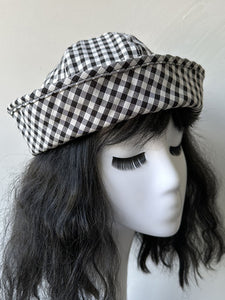 Sailor Hat Sweet Plaid Hat