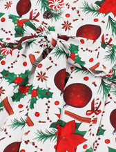 Load image into Gallery viewer, Christmas Green Spaghetti Strap Vintage Swing Dress