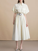 Load image into Gallery viewer, Pink Short Sleeve Classic 1950S Vintage Shirt Dress