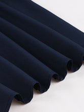Load image into Gallery viewer, 1950s Vintage Sailor Dress Retro Rockabilly V-Neck Swing Dress