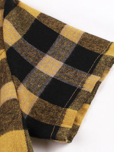 Clueless Inspired Yellow Plaid Vintage Shirt Dress