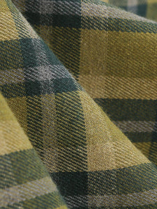 Clueless Inspired Yellow V Neck Plaid Vintage Dress