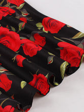 Load image into Gallery viewer, Van Gogh Inspired Sunflower Vintage Swing Dress