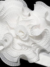Load image into Gallery viewer, Red Rose Flower Corset Top - Pleated 3D Floral Spaghetti Strap Bustier