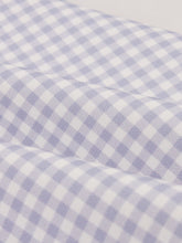 Load image into Gallery viewer, 1950s Purple Plaid Lace Sleeveless Swing Dress with Pockets
