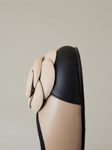 Women's Flat Heel Balletcore Round Toe Leather Vintage Shoes