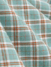 Load image into Gallery viewer, 1950s Bow Collar Plaid Vintage Swing Dress