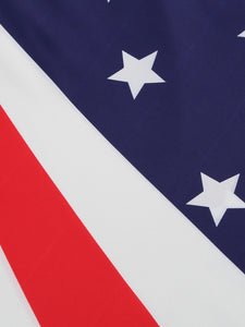 American Flag Stars Stripes  Sleeveless 1950S Vintage Dress
