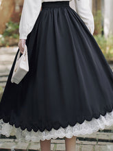 Load image into Gallery viewer, 1950S Vintage Embroidered Puffed Sleeve Shirt And Swing Skirt Set