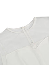Load image into Gallery viewer, Solid Color Rose Embroidered Crew Neck 1950S Vintage Swing Dress
