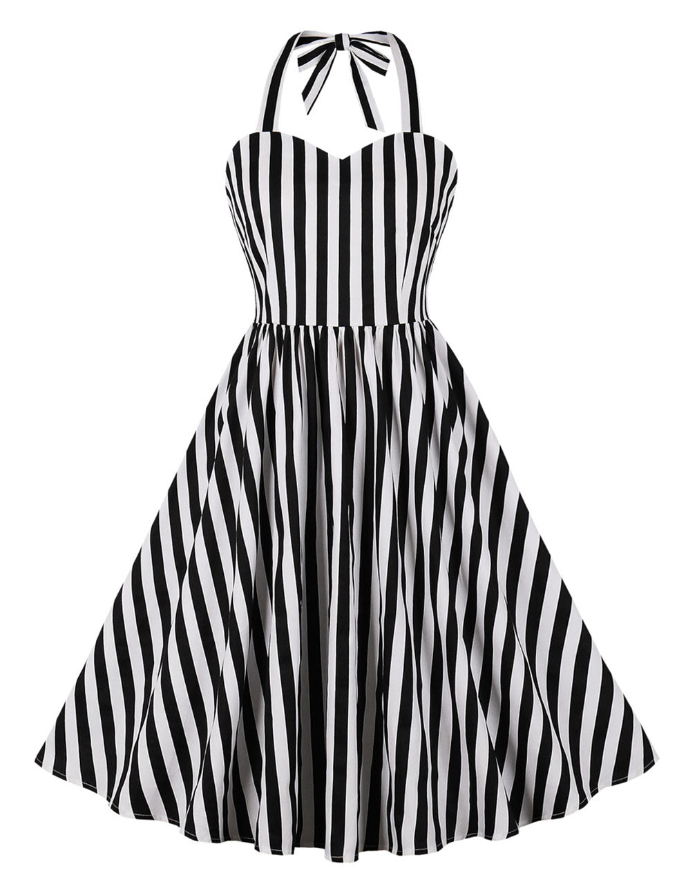 black and white striped dress costume Black and White Striped Tina Gown
