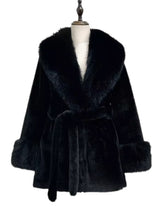 Load image into Gallery viewer, Faux Fur Coat Women Luxury Mid-Length Long Sleeve Maxi Winter Coat with Soft Big Collar