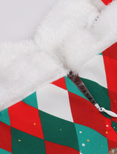 Load image into Gallery viewer, Christmas Green And Red Alice in Wonderland Inspired Playing Card Dress