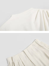 Load image into Gallery viewer, White Cowl Neck 1950S Vintage Pant Set