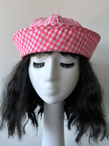 Sailor Hat Sweet Plaid Hat
