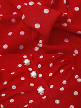 Load image into Gallery viewer, Red Polka Dots V-neck Hepburn Same Style Chiffon Dress