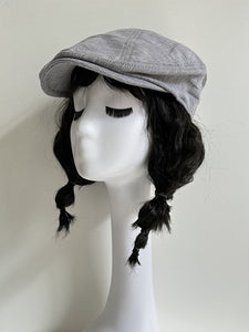 Denim Flat Cap