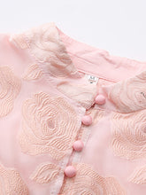 Load image into Gallery viewer, Women's 1970s Orange Lace Mandarin Collar Maxi Dress