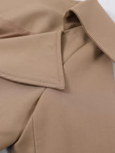 Load image into Gallery viewer, Women's Off-Shoulder Belted Trench Coat