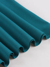 Load image into Gallery viewer, Audrey Hepburn Style Vintage Baby Blue 1950s Cotton Shirt Dress with Pockets