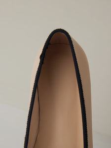 Women's Flat Heel Balletcore Round Toe Leather Vintage Shoes