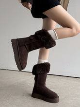 Load image into Gallery viewer, Women‘s Extra-Warm Platform Winter Boots with faux Fur