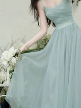Load image into Gallery viewer, 2PS Mint Green Balletcore Cross Strap Mesh Tutu Dress with Matching Cardigan
