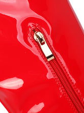 Load image into Gallery viewer, 10CM Women‘s Patent Leather Thigh Ultra High Stiletto Heel Over The Knee Warm Boots with Pointed Toe