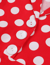 Load image into Gallery viewer, Kids Little Girls&#39; Dress Polka Dot V Neck Cotton 1950S Vintage Dress