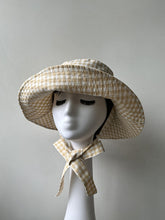 Load image into Gallery viewer, Pink Gingham Wide-brimmed Hat