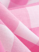 Load image into Gallery viewer, Pink And White Plaid Halter Barbie Same Style 1950S Vintage Dress