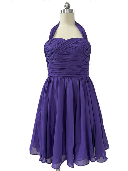 taylor swift purple halter dress Taylor Swift Halter Short Purple Concert Cocktail Dress