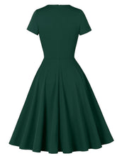 Load image into Gallery viewer, Vintage 1950s Dusty Pink Swing Dress
