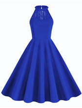 Load image into Gallery viewer, Crew Neck Halter Sleeveless 1950S Vintage Dress