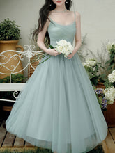 Load image into Gallery viewer, 2PS Mint Green Balletcore Cross Strap Mesh Tutu Dress with Matching Cardigan