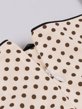 Load image into Gallery viewer, 1950S Blue Polka Dots Vintage Swing Dress