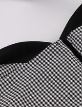 Load image into Gallery viewer, Grey Sweat Heart Halter Sleeveless 1950s Vintage Swing Dress
