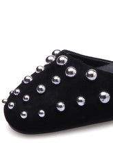 Load image into Gallery viewer, Women&#39;s Piont Toe Rivet Chunky Heel Sandals Leather Vintage Shoes