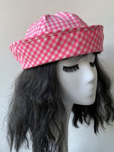 Sailor Hat Sweet Plaid Hat