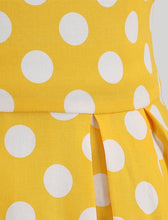 Load image into Gallery viewer, Kids Little Girls&#39; Dress Polka Dots Peter Pan Collar 1950S Dress With Pockets