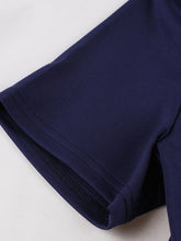 Load image into Gallery viewer, Navy Peter Pan Bowknot 1950s Vintage Dress with Belt