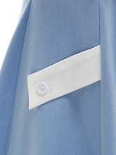 Load image into Gallery viewer, 1950s Vintage Notch Lapel Short Sleeve Polka Dot Swing Dress